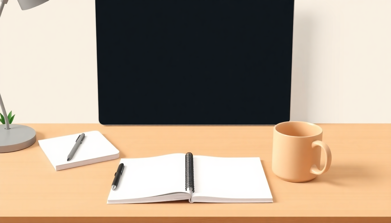 Workspace representing business clarity and simplified operations.